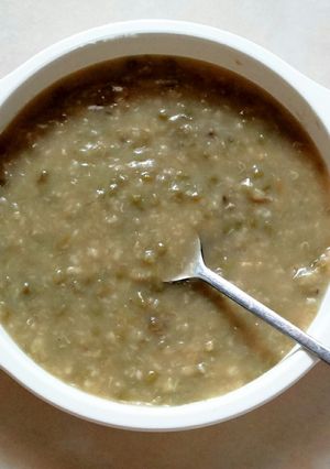 Foto resep Bubur Oatmeal Kacang Hijau Breakfast Cemilan MPASI 1Y+