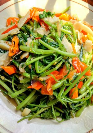 Foto resep Ca Kangkung Terasi