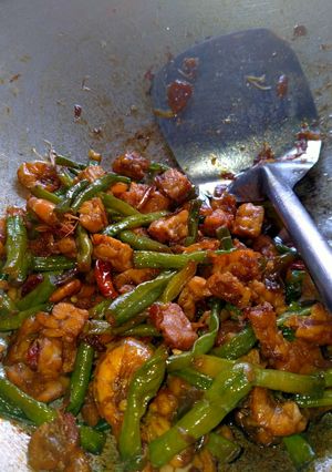 Foto resep Tumis tempe udang kacang panjang