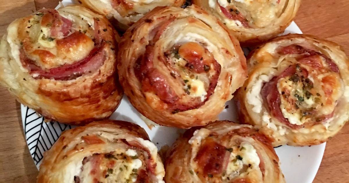 Rollitos de bacon, queso y philadelphia 🍕🥓🧀 Receta de Juliet's Sweet