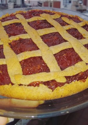 Una foto de Pastafrola/Pastafrola integral versión saludable ❤️ Rápido fácil