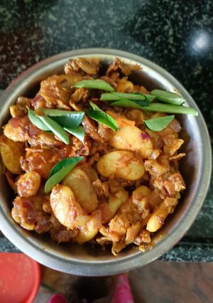 A picture of Double Butter Beans Masala.