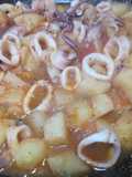 #535 Calamari con patate 🦑🥔🍅