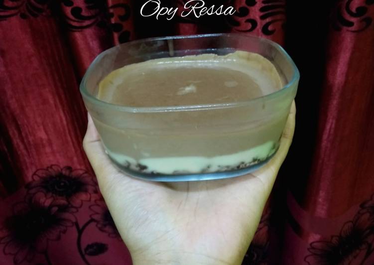 Puding oreo chocolatos