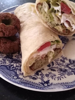 صورة لوصفة ساندويشات فلافل😋