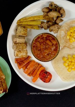 वेजेटेरियन इंग्लिश ब्रेकफास्ट (vegetarian english breakfast recipe in Hindi) रेसिपी मुख्य फोटो