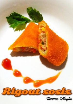 Foto resep RiGout (Risoles Rogout) Sosis. lentur tanpa telur dan tapioka