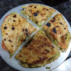 A picture of Sandwich from left over roti.