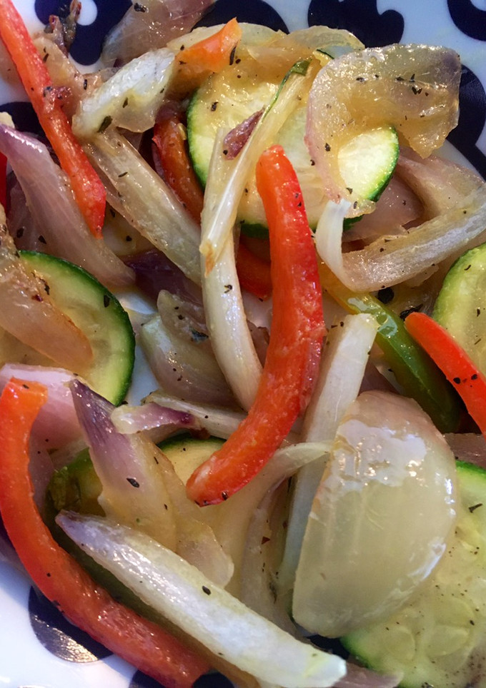 Una foto de Vegetales salteados
