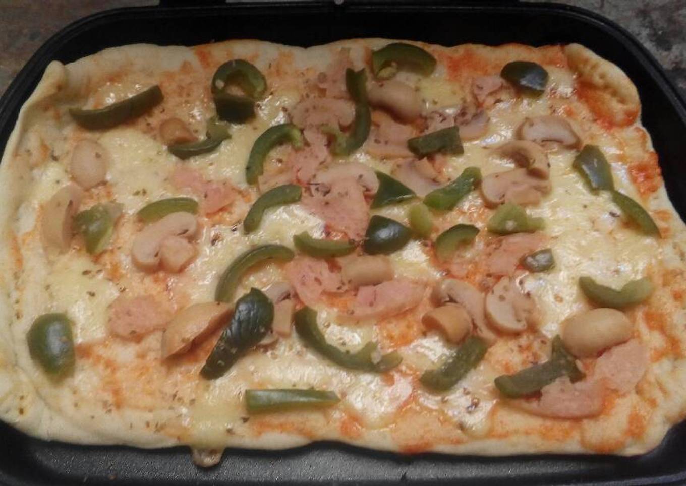 PIZZA pan happy call