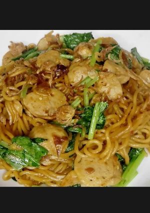 Foto resep Mie goreng pedes nyemek