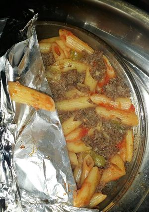 صورة لوصفة مكرونه فرن