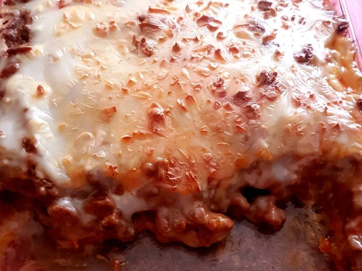 Simple Way Make Recipe Baked beef with bechamel that is Delicious, So Delicious}