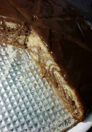 صورة لوصفة كيك رخامي