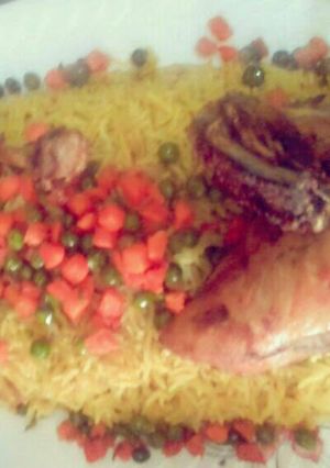 صورة لوصفة أوزي بالدجاج 😘