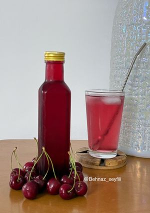 عکسی از دستور شربت گیلاس 🍒