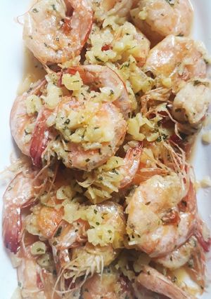 Foto resep Butter garlic prawn
