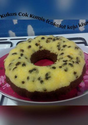 Foto resep Bolu Kukus Cok Kumis 😅 (Cokelat Keju Kismis)