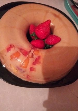 صورة لوصفة فلان بالفواكه والبسكويت