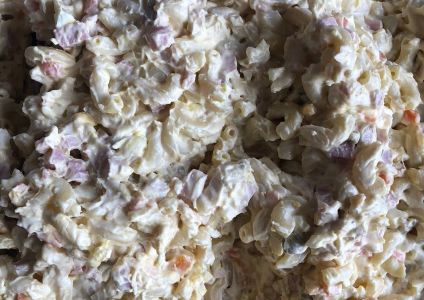 Ensalada de pasta “coditos”estilo cubano