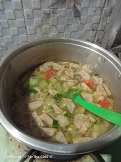 Foto resep Sop bakso campur labu siam dan tauge