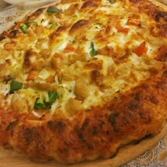 A picture of Deep Dish Mexican Pizza.