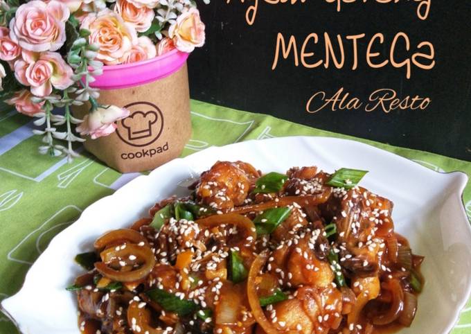 411.Ayam Goreng Mentega (ala resto)