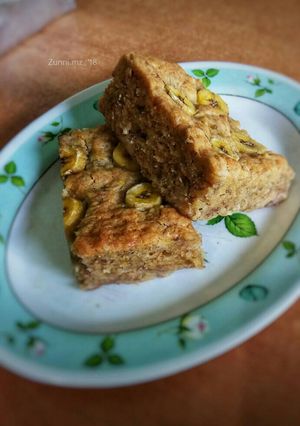 Foto resep Eggless Banana Cake #PR_Egglesscake