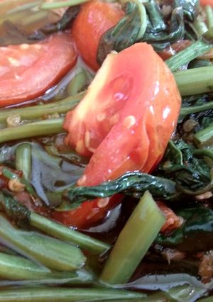 Foto resep Tumis kangkung terasi pedas