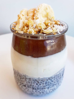 Una foto de Pudding de chía y chocolate
