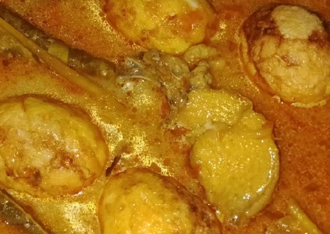 Resep Kalio Telur Gule Telur Telur Kuah Santan Oleh Siti Chusnah