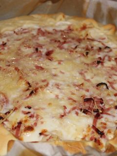 Une photo de Tarte au Maroilles et bacon ultra simple