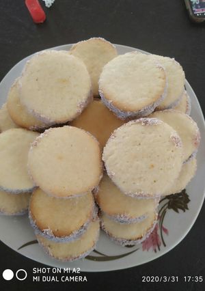 Una foto de Alfajorcitos de Maicena como los hacía mí Nona