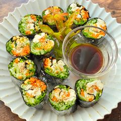 A picture of Japanese Nori Wrapping Salad.