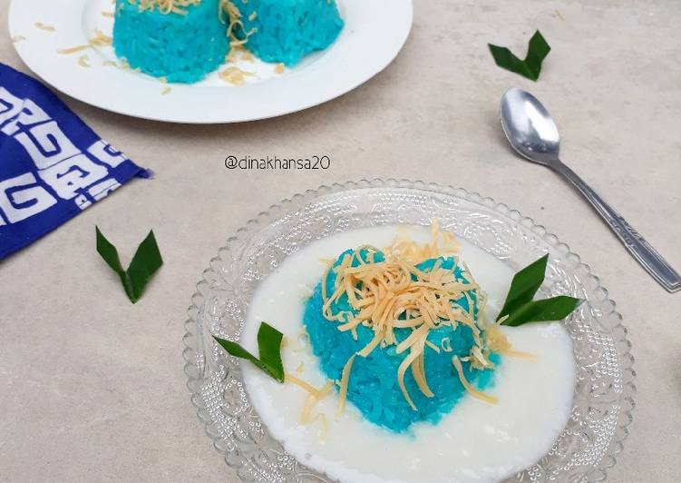 Ketan Susu Biru Keju