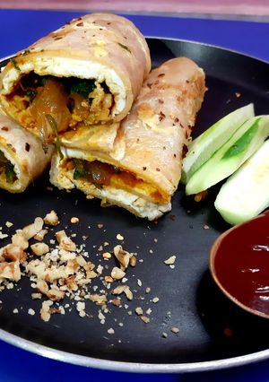 A picture of Walnut egg wrap.