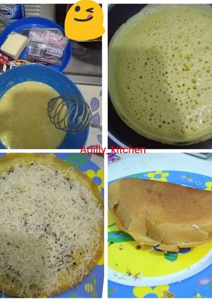 Foto resep Martabak manis (keju Meises)
