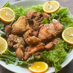 A picture of Curry Karaage and Cheese Karaage (Japanese Fried Chicken).