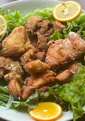 A picture of Curry Karaage and Cheese Karaage (Japanese Fried Chicken).