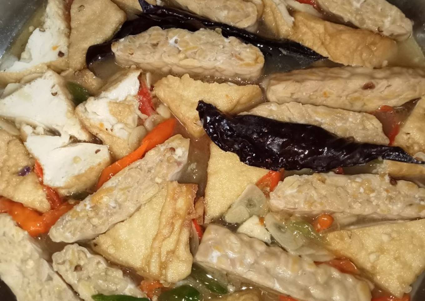 Tempe Tahu masak pindang