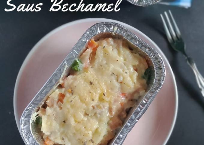 Cara Gampang Menyiapkan Kentang Panggang dengan Saus Bechamel, Lezat Sekali