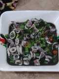 Oseng cumi hitam+buncis