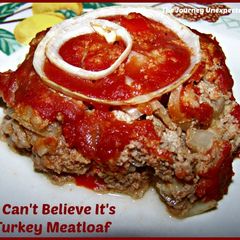 A picture of I Cannot Believe It Is Turkey Meatloaf ~ Easily Gluten Free.