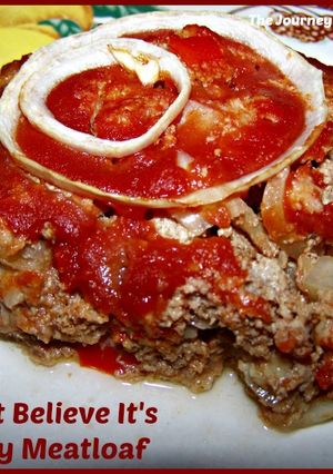A picture of I Cannot Believe It Is Turkey Meatloaf ~ Easily Gluten Free.