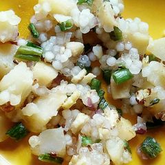 A picture of Sabudana khichdi.