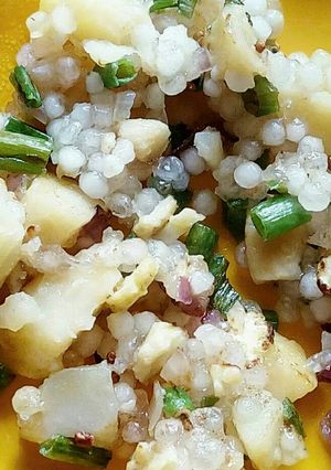 A picture of Sabudana khichdi.