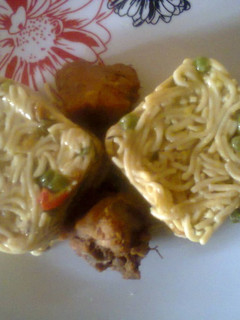A picture of Fosigns fried Spaghetti.