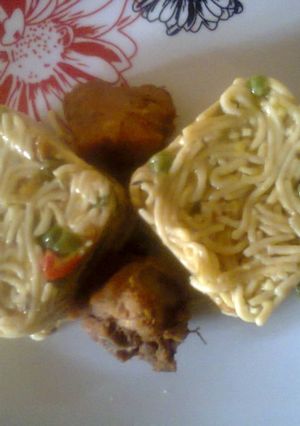 A picture of Fosigns fried Spaghetti.