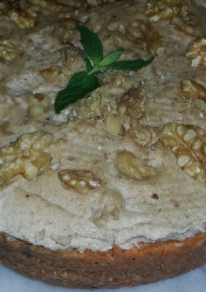 Una foto de Torta zanahoria y coco sin cocción