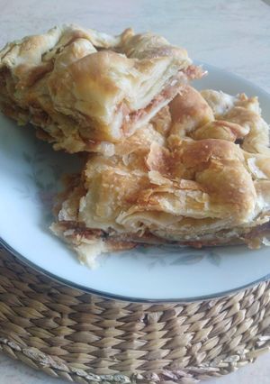 Φωτογραφία της συνταγής Κρεμμυδόπιτα με μανιτάρια